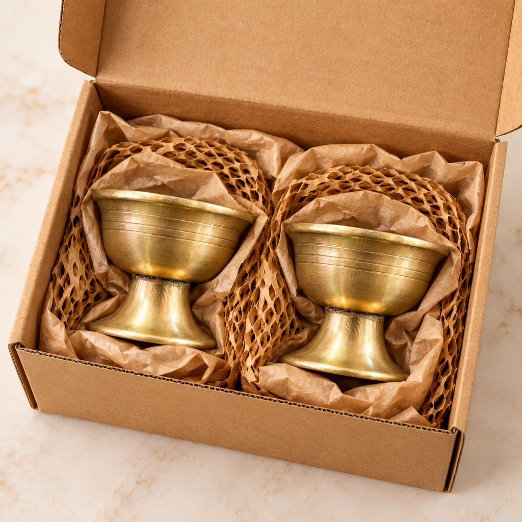 Petite Brass Ban Bati – Set of 2