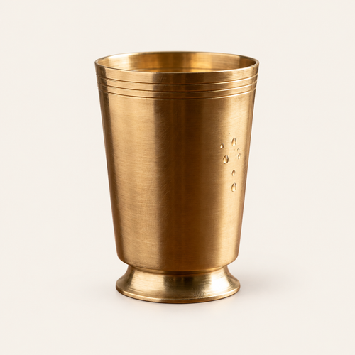 Handcrafted Brass Drinking Glass