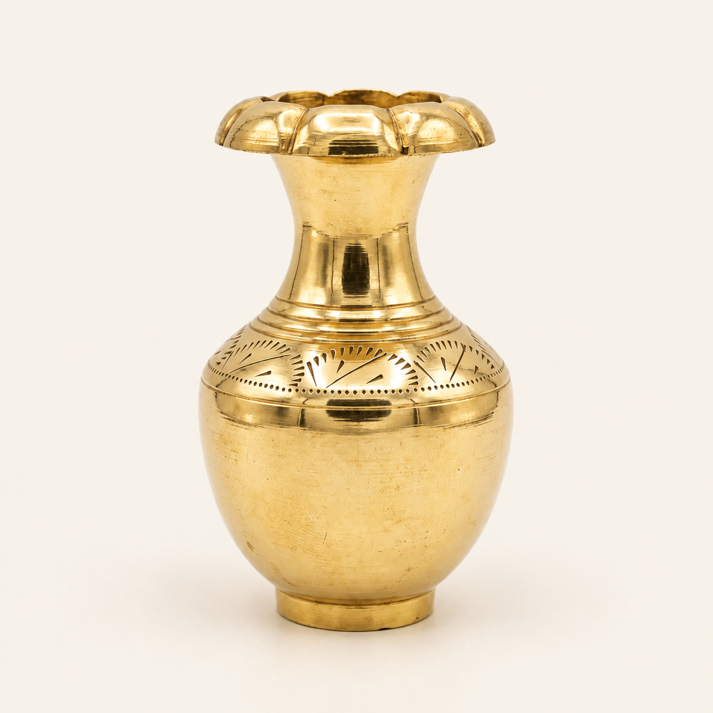 Miniature Brass Kalash – Set of 2