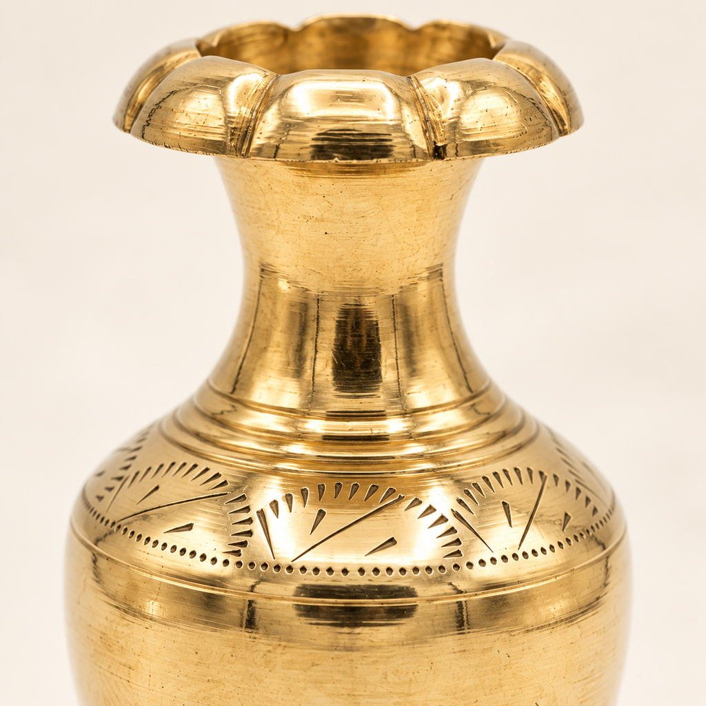 Miniature Brass Kalash – Set of 2