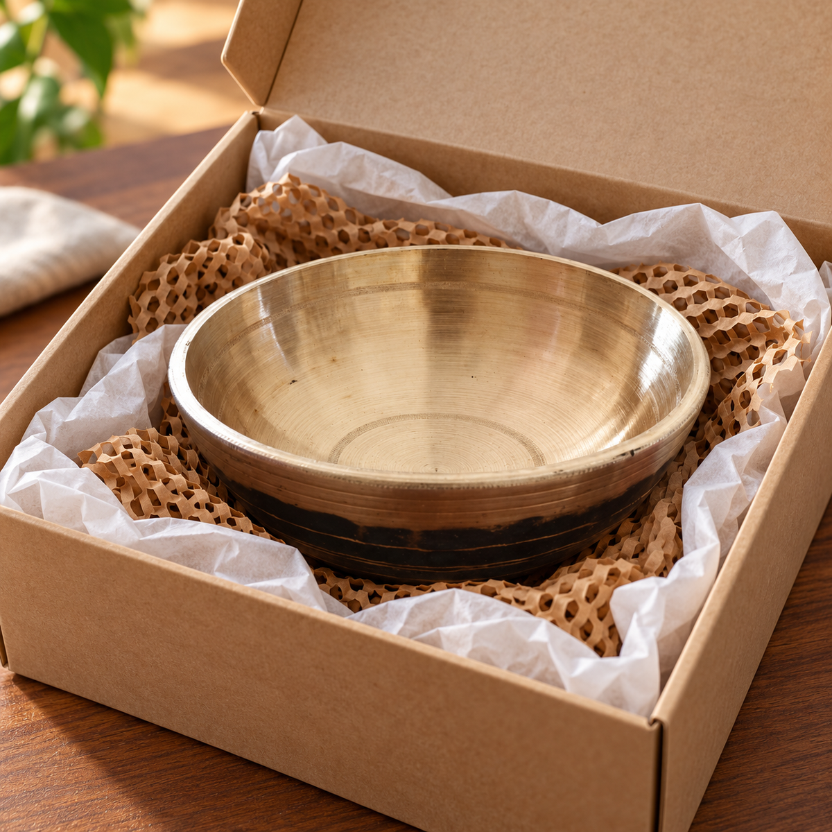 Handcrafted Kansa Bowl – 4.5 Inch | Traditional Bell Metal Katori