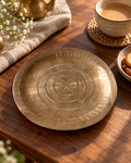 Handcrafted Kansa Tea Plate – Set of 3