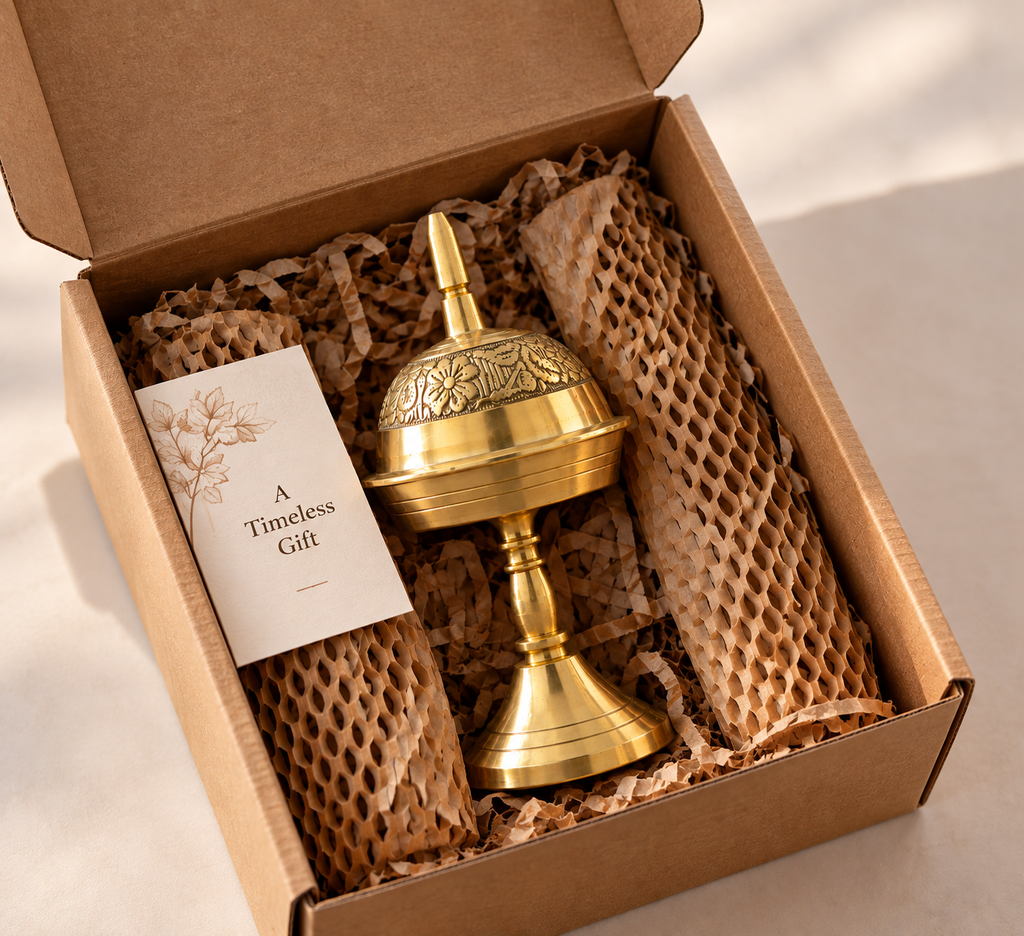 Miniature Assamese Brass Xorai