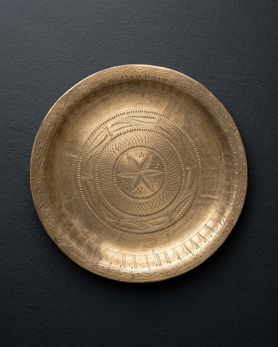 Baanhi Bell Metal Tea Plate