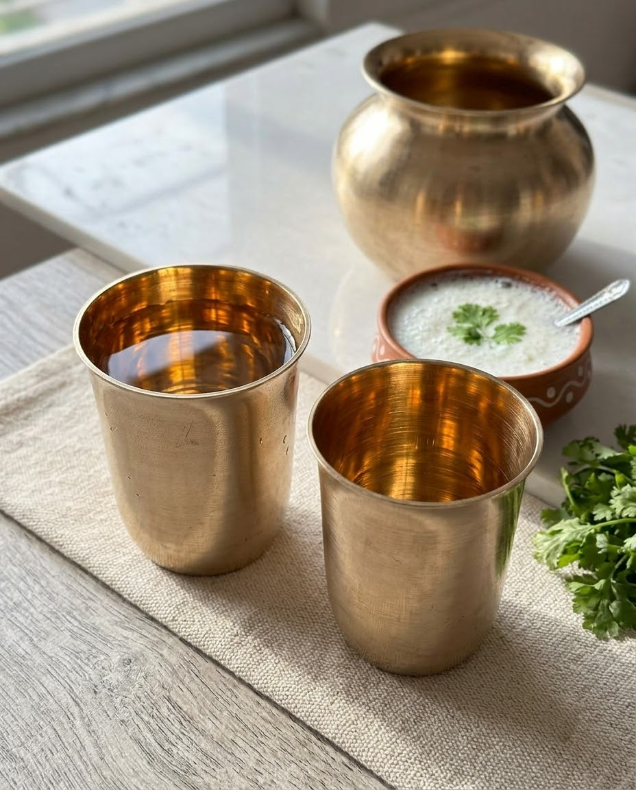 Baanhi Bell Metal Kansa Glass