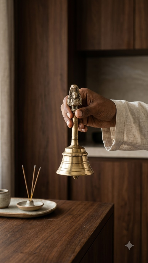 Brass Hand Ghanta