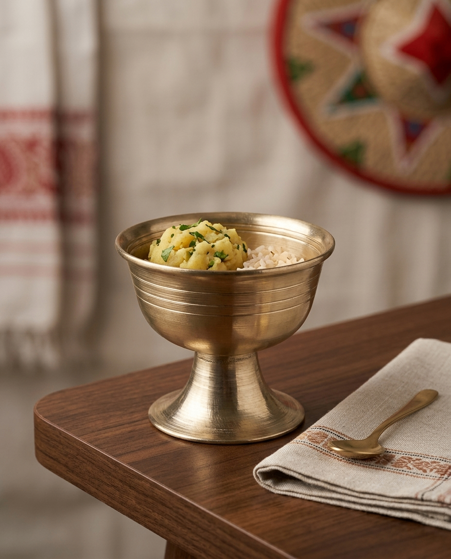 Bell Metal Banbati – Traditional Assamese Serving Goblet