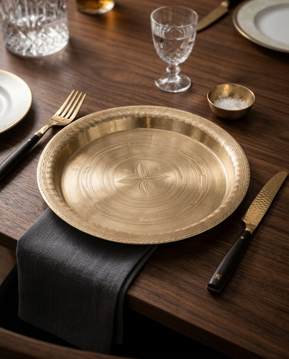 Kansa (Bell Metal) Plate & Bowl