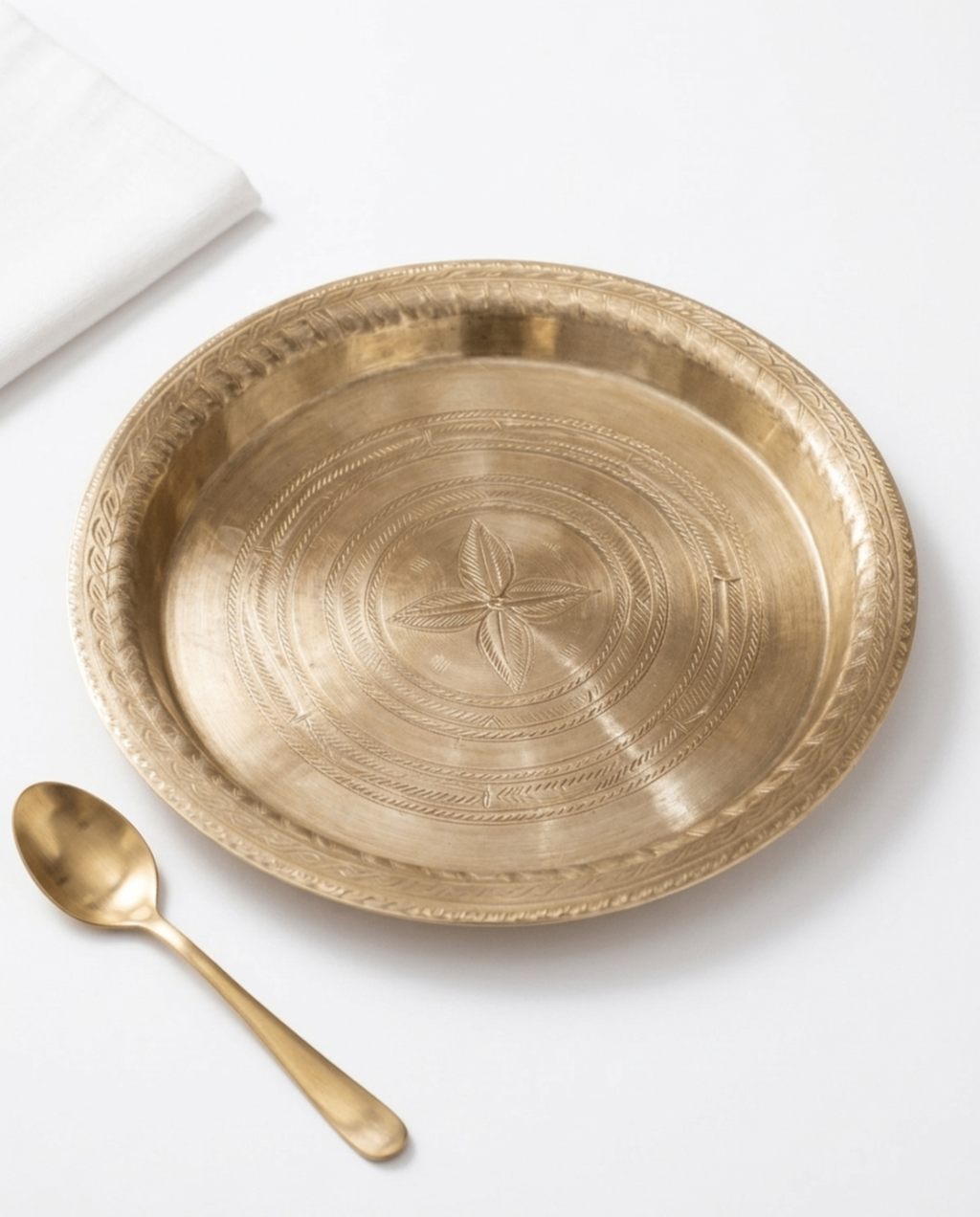 Kansa (Bell Metal) Plate & Bowl