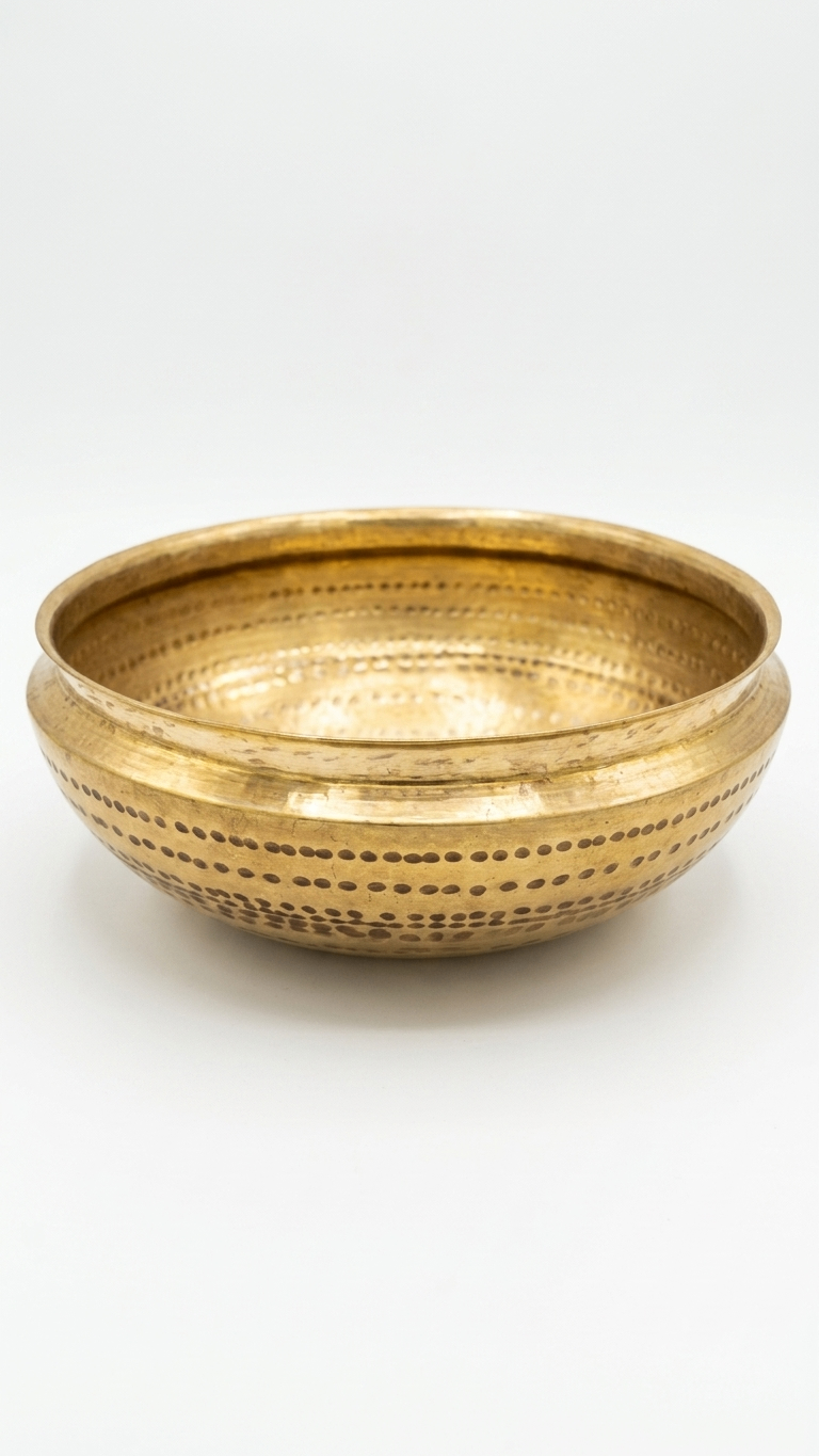 Blooming Uruli Set, Brass Uruli for Home Decor & Gifting