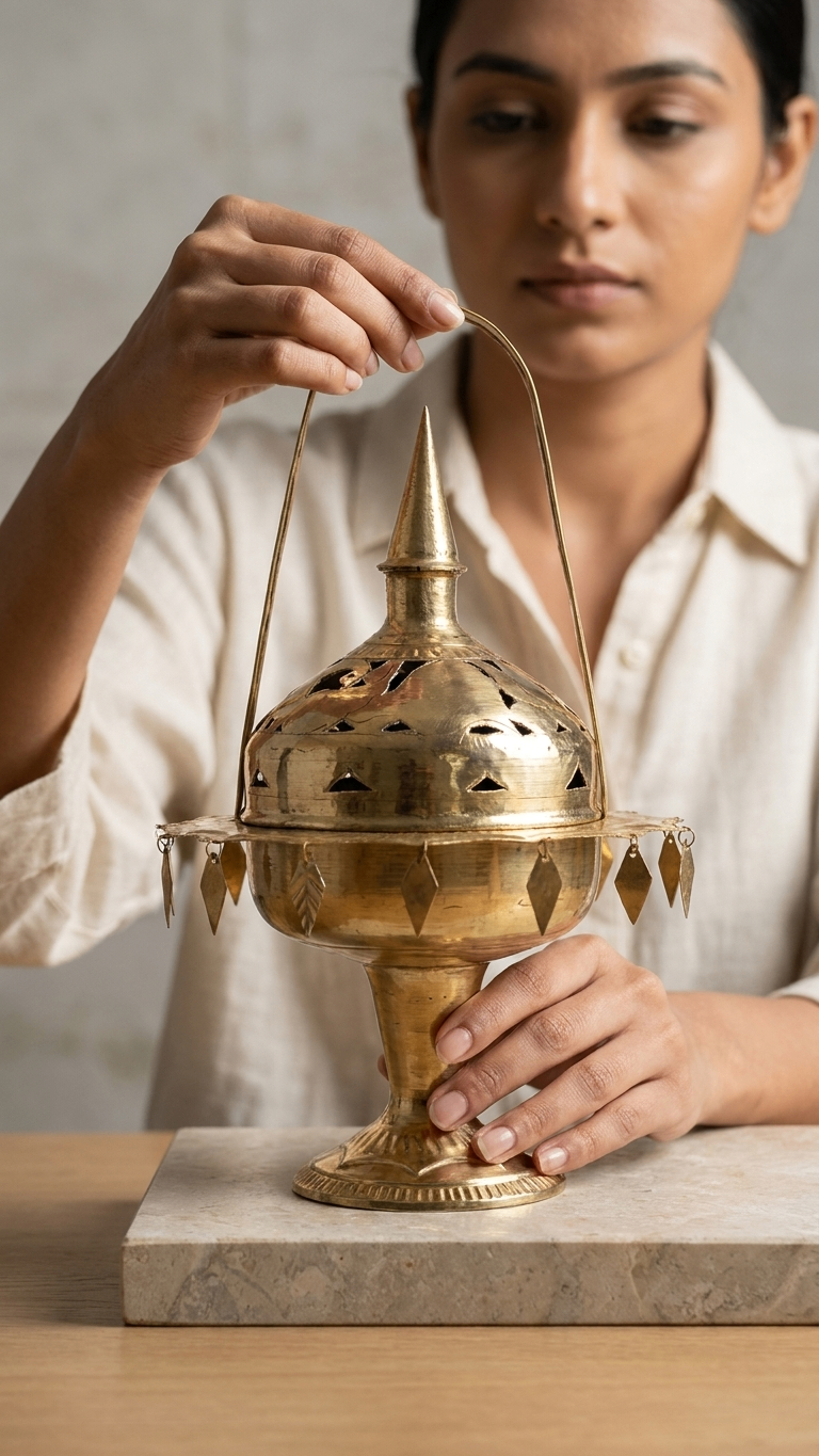 Assamese Dulori for Home Decor(Premium Brass)